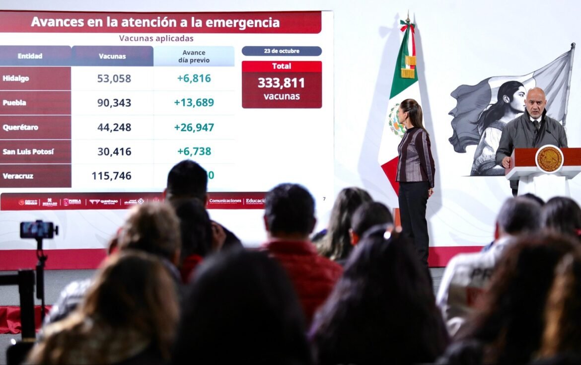 Reporta SICT avances en atención a damnificados por lluvias