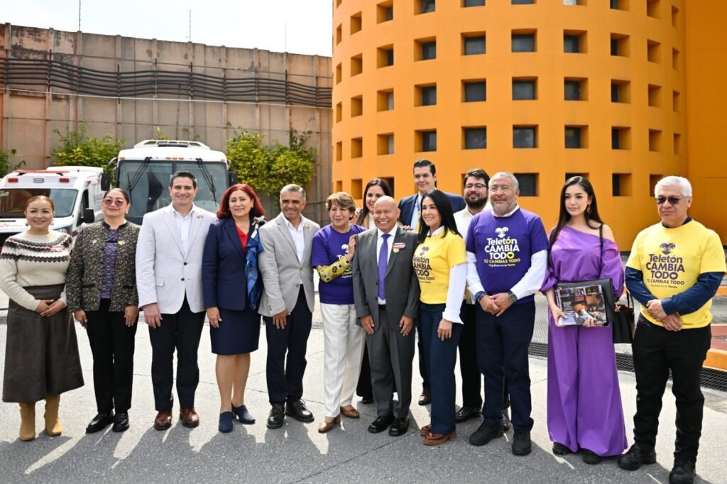 Entrega Gobernadora Delfina Gómez donativo de 25 mdp al Teletón