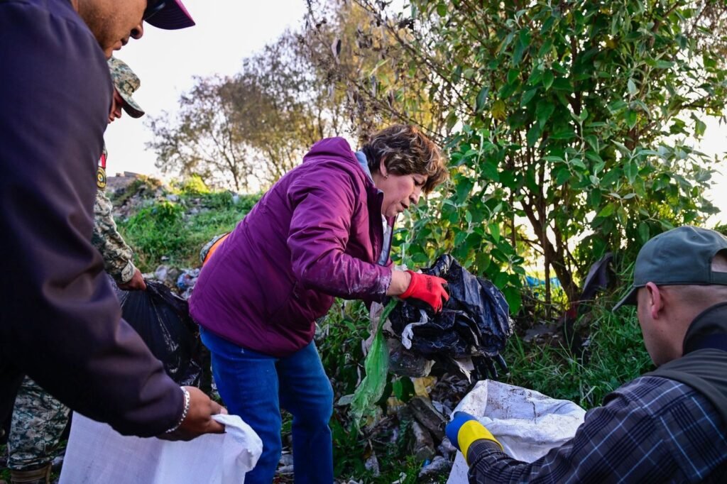 Encabeza Gobernadora Delfina Gómez jornada "Limpiemos Nuestro Edoméx"