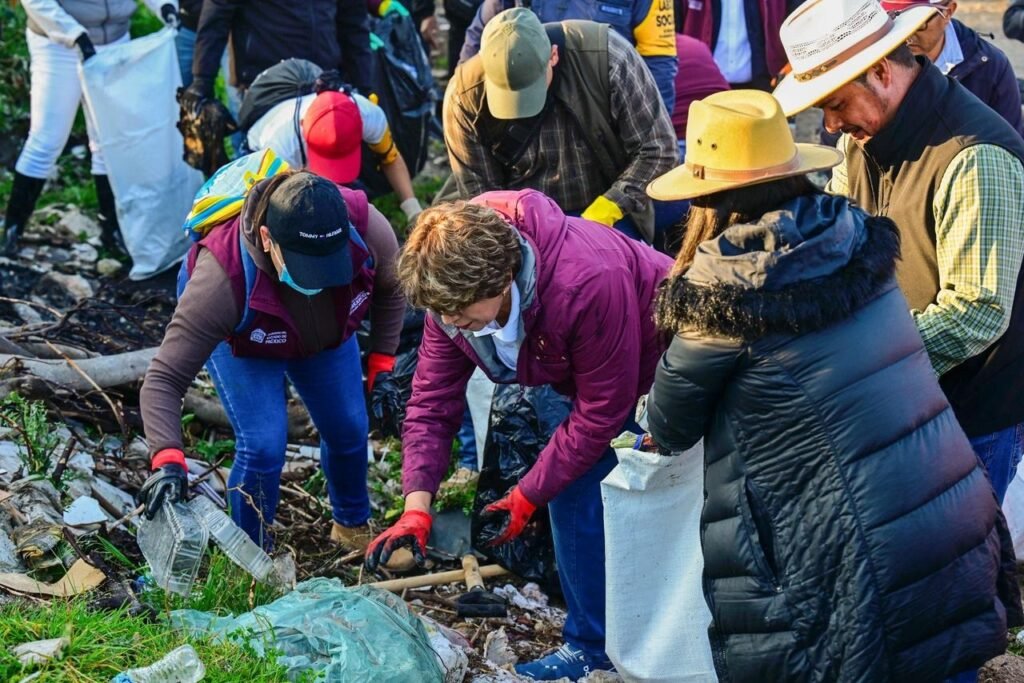 Encabeza Gobernadora Delfina Gómez jornada "Limpiemos Nuestro Edoméx"