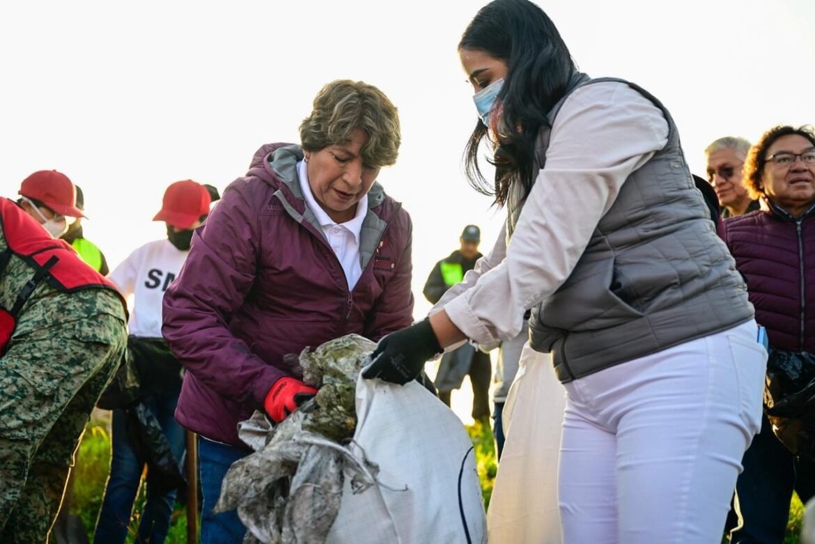 Encabeza Gobernadora Delfina Gómez jornada "Limpiemos Nuestro Edoméx"