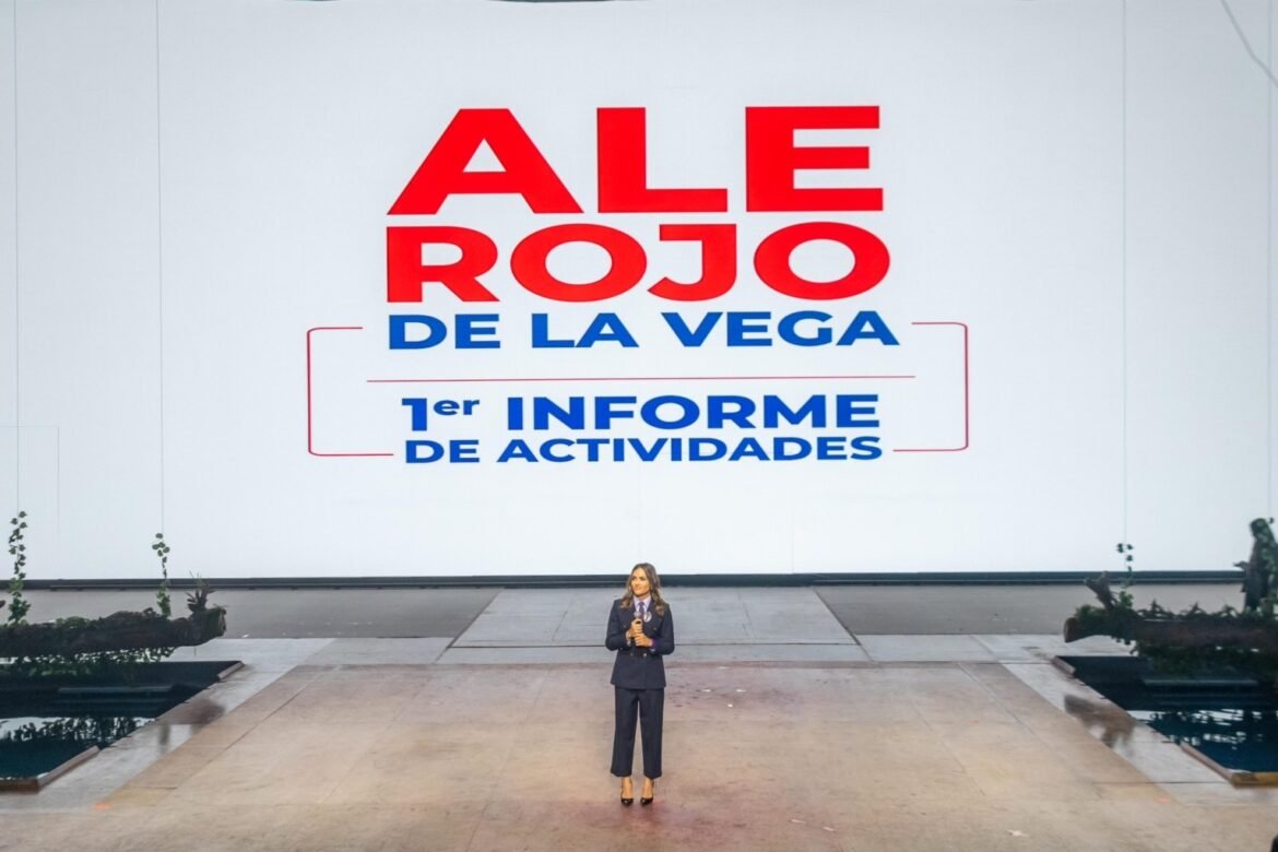 Rinde alcaldesa Ale Rojo de la Vega Primer Informe en Cuauhtémoc