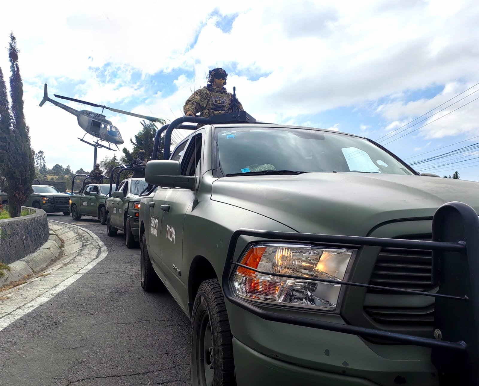 Guardia Nacional, Ejército y Fuerza Aérea Mexicana refuerzan seguridad en Michoacán con Operación “Paricutín”