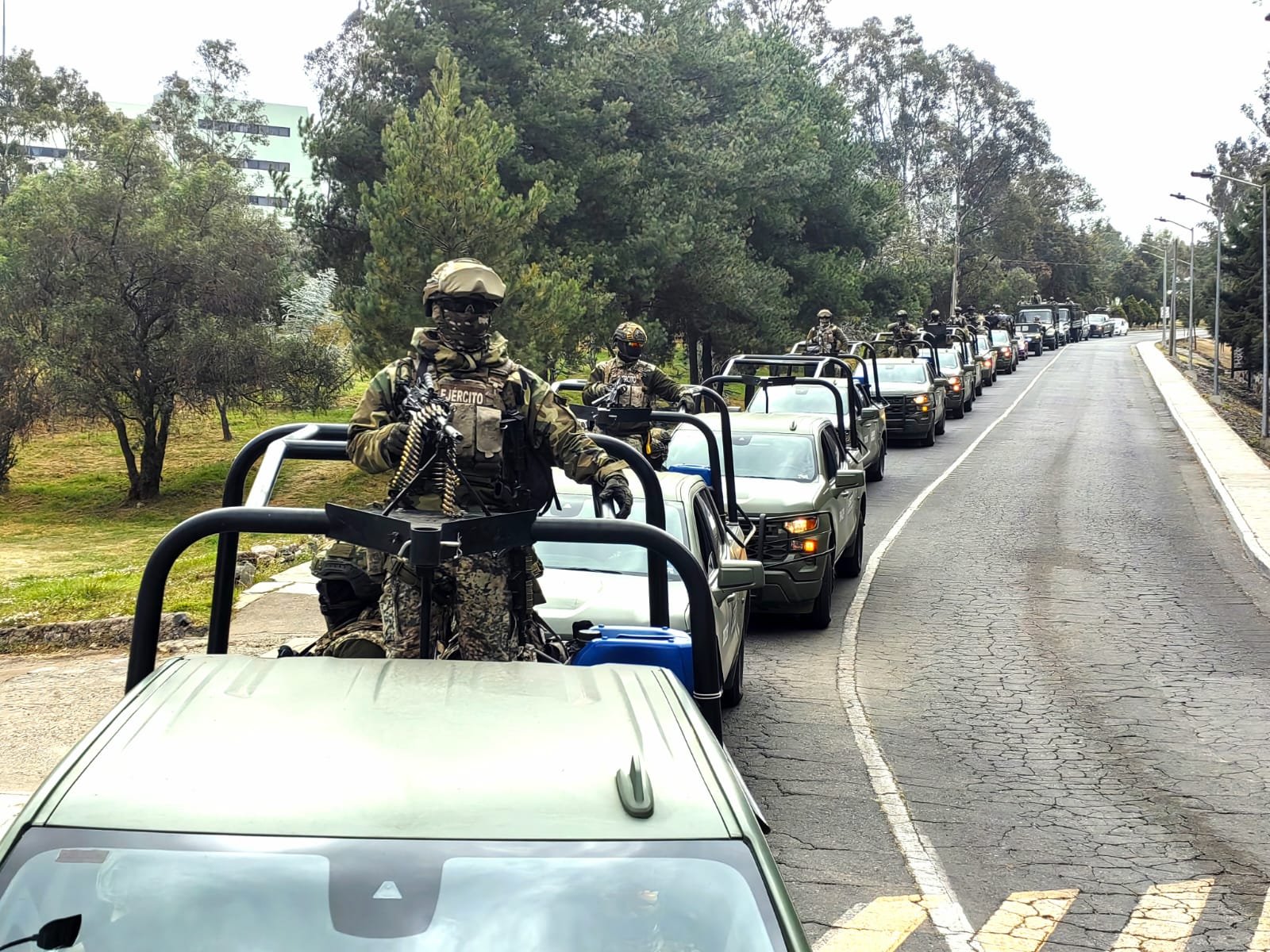 Guardia Nacional, Ejército y Fuerza Aérea Mexicana refuerzan seguridad en Michoacán con Operación “Paricutín”