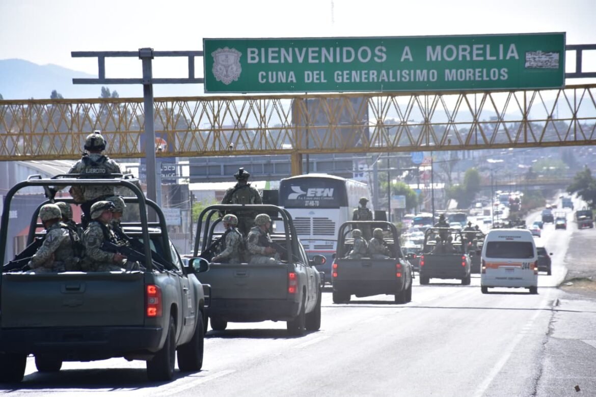 Guardia Nacional, Ejército y Fuerza Aérea Mexicana refuerzan seguridad en Michoacán con Operación “Paricutín”