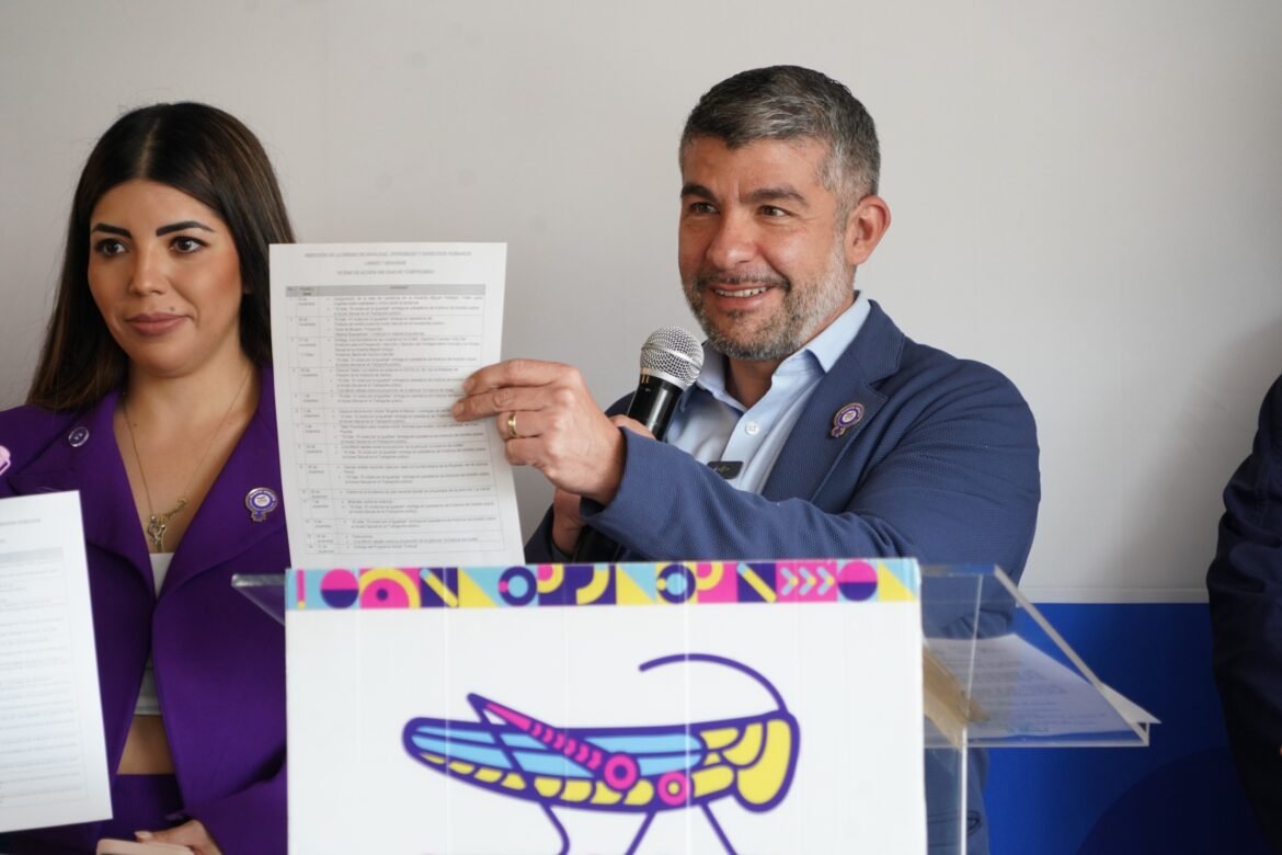 Pinta Tabe de naranja MH con 16 días de activismo contra la violencia de género