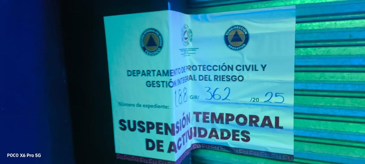 Clausuran 12 establecimientos por venta irregular de alcohol en Texcoco