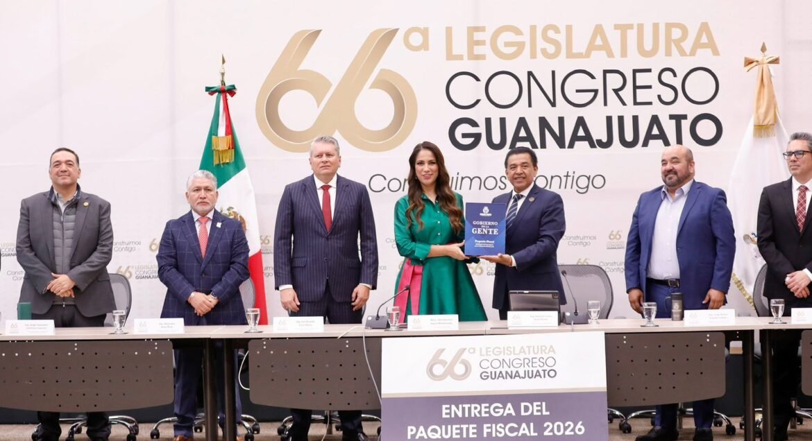 Entrega Gobernadora el Paquete Fiscal 2026 al Congreso del Estado