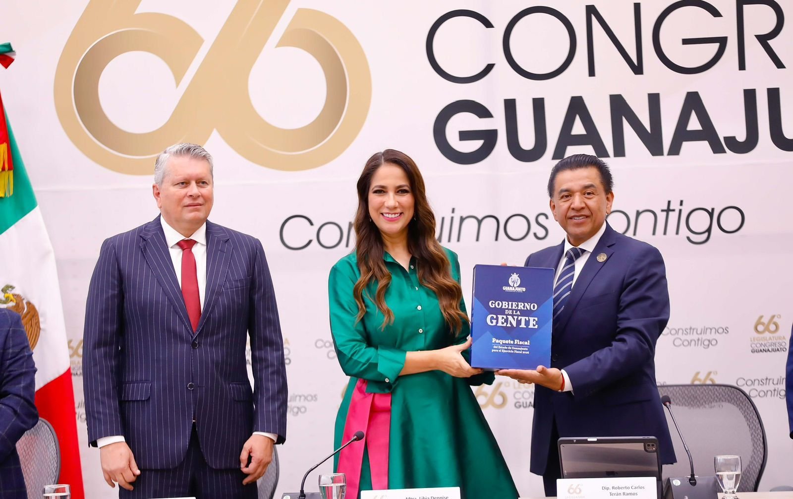 Entrega Gobernadora el Paquete Fiscal 2026 al Congreso del Estado