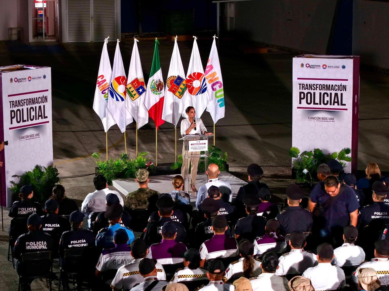 En Cancún damos un paso más hacia hacia la transformación policial: Ana Paty Peralta