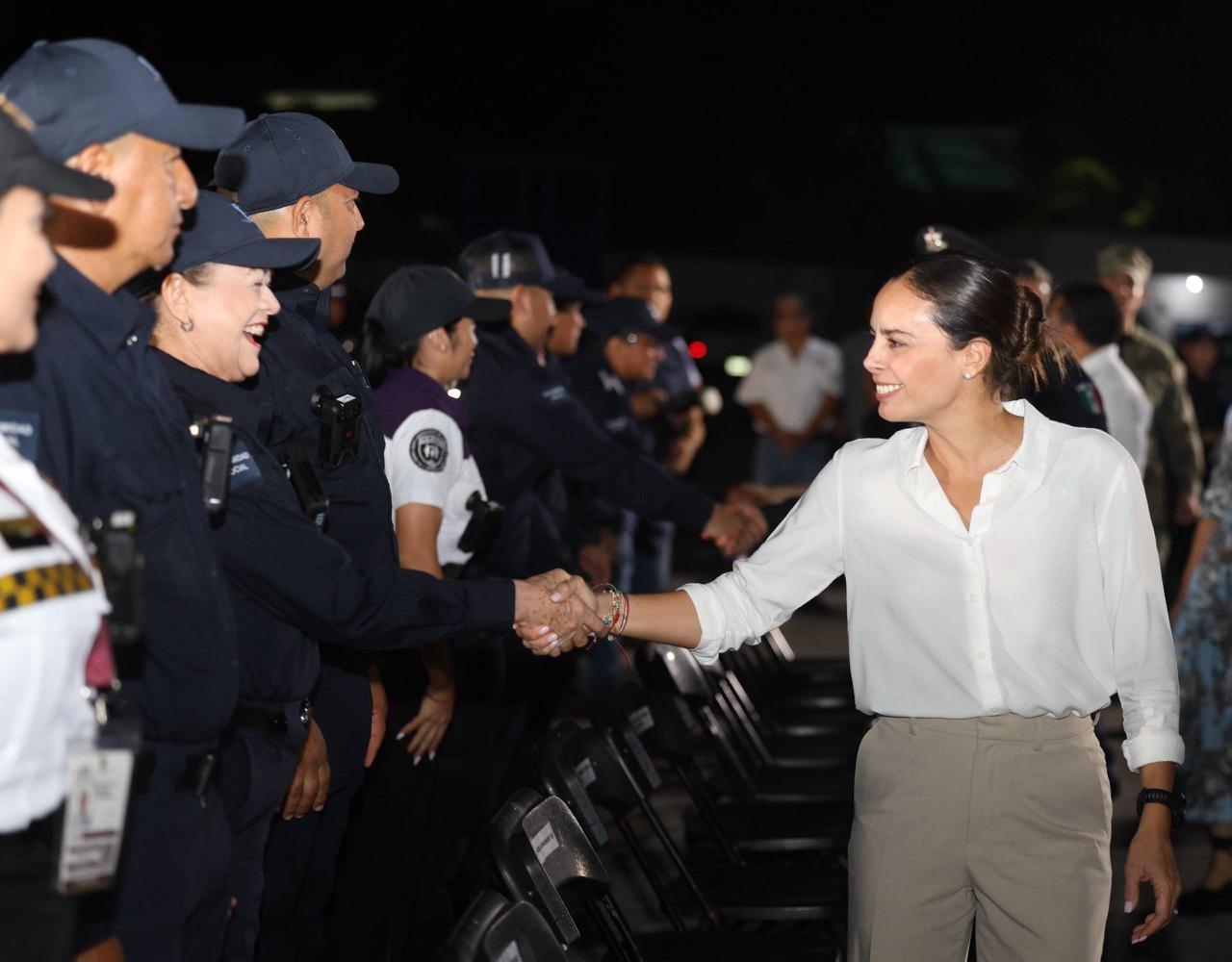 En Cancún damos un paso más hacia hacia la transformación policial: Ana Paty Peralta