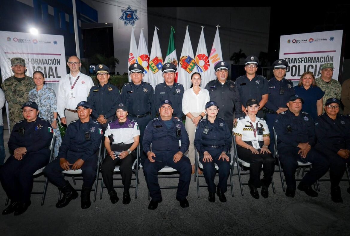 En Cancún damos un paso más hacia hacia la transformación policial: Ana Paty Peralta
