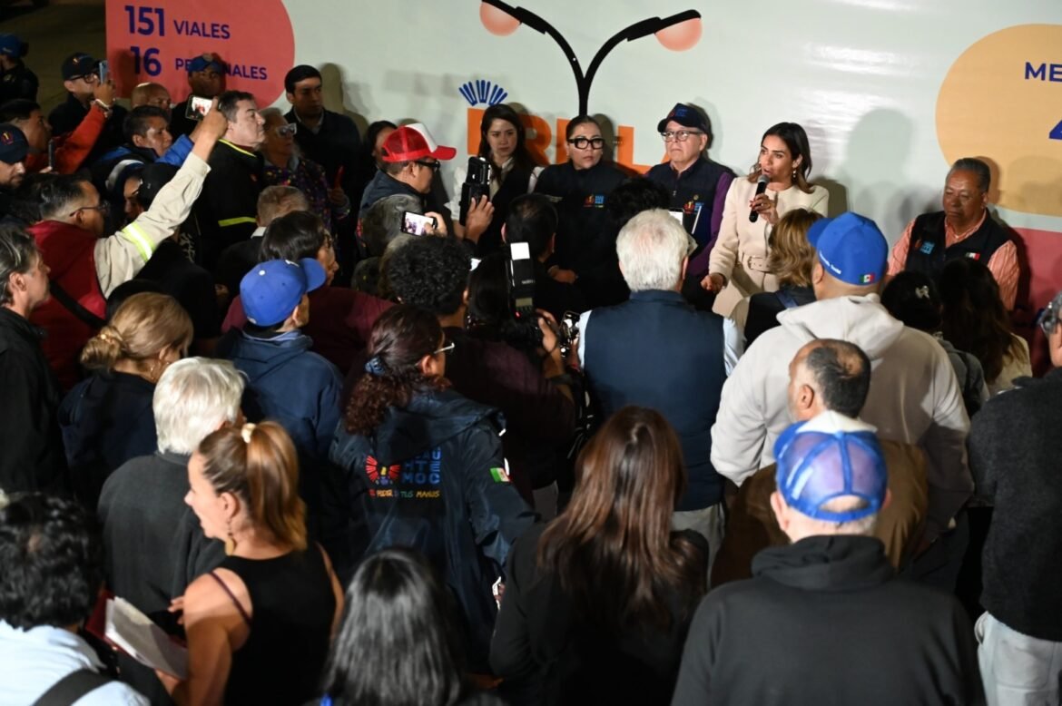 Alcaldía Cuauhtémoc instala 167 nuevas luminarias en Hipódromo Condesa