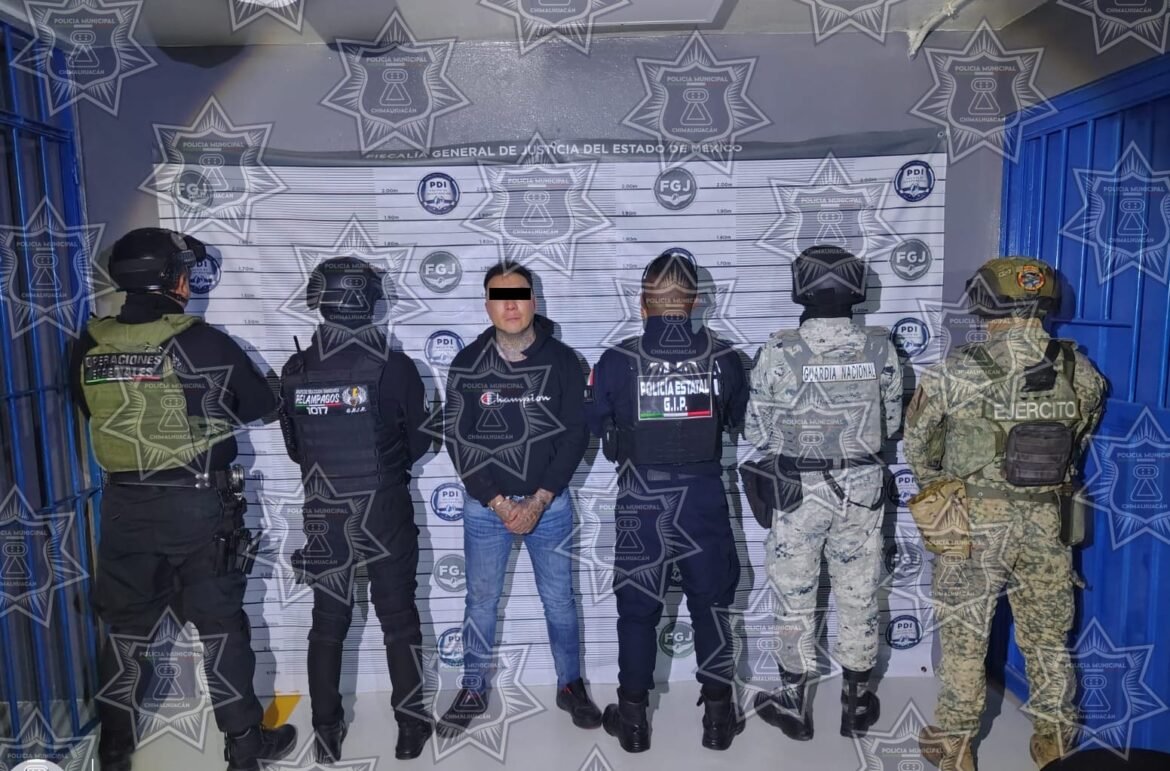 Detienen a presunto extorsionador en Chimalhuacán