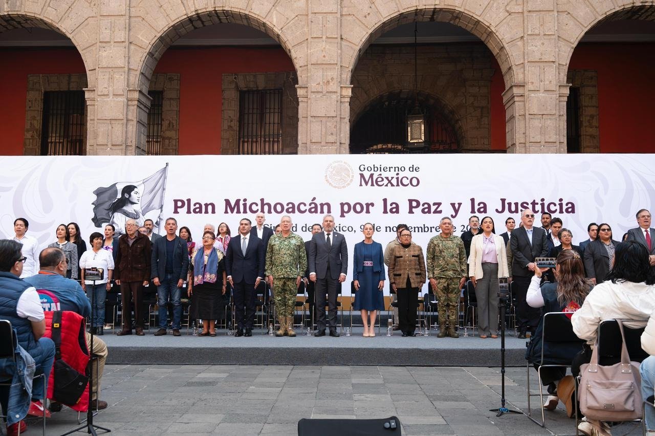 Presenta gobierno federal Plan Michoacán por la Paz y la Justicia