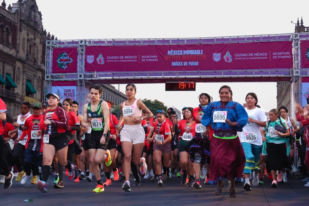 Carrera México Imparable en el Centro Histórico