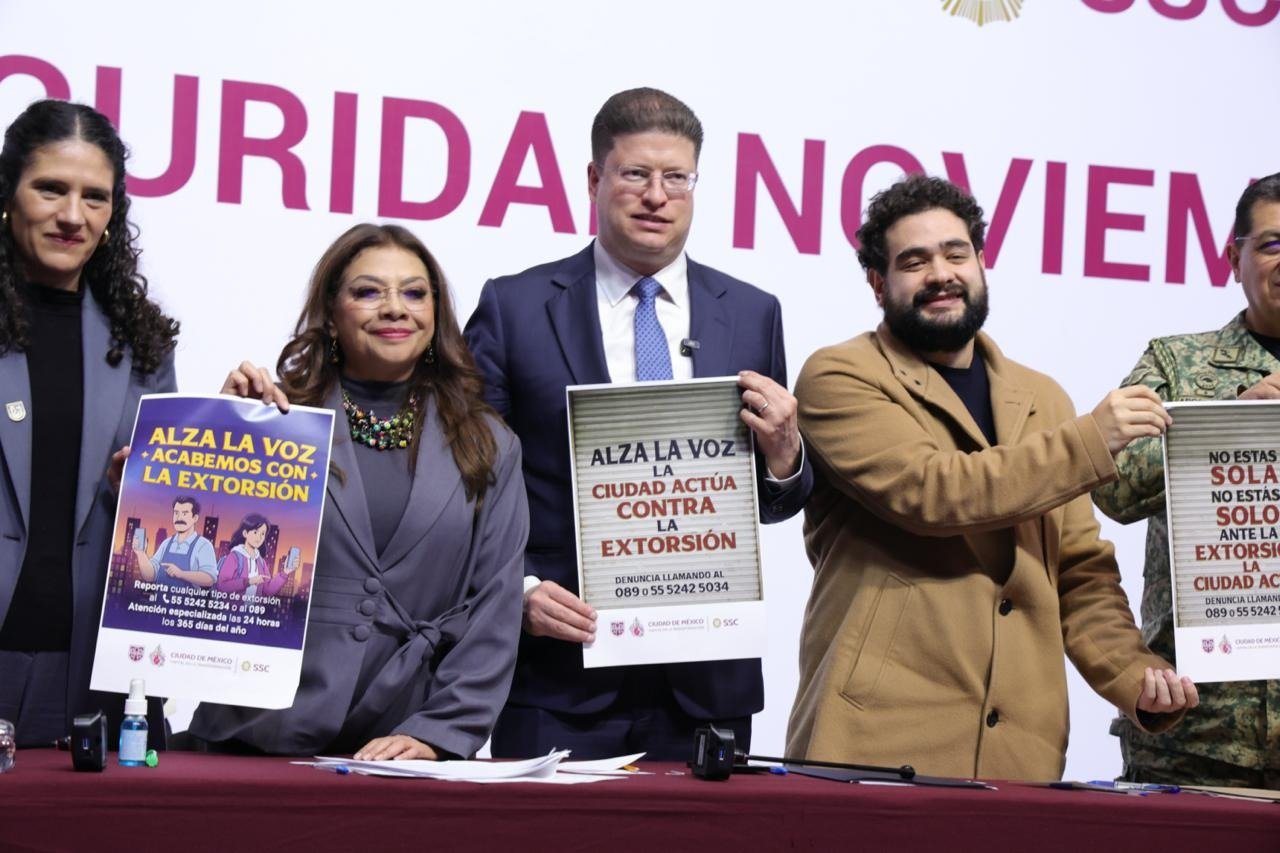 Informa Brugada reducción de 58 por ciento en los delitos de alto impacto