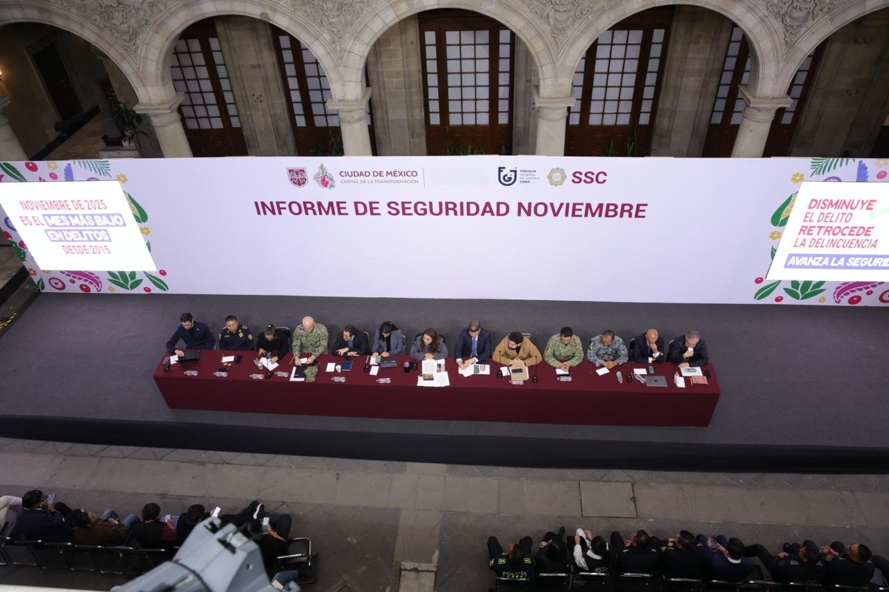 Informa Brugada reducción de 58 por ciento en los delitos de alto impacto