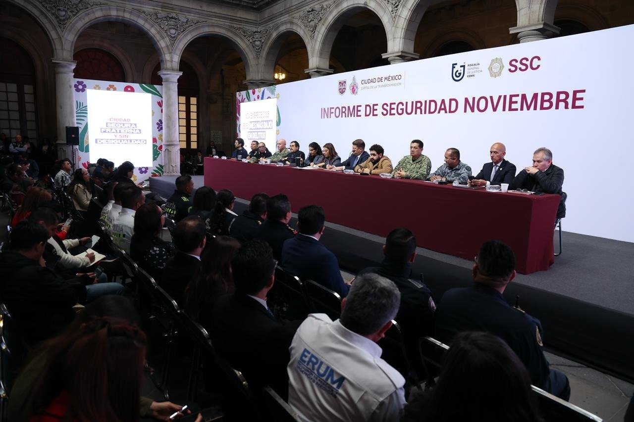 Informa Brugada reducción de 58 por ciento en los delitos de alto impacto