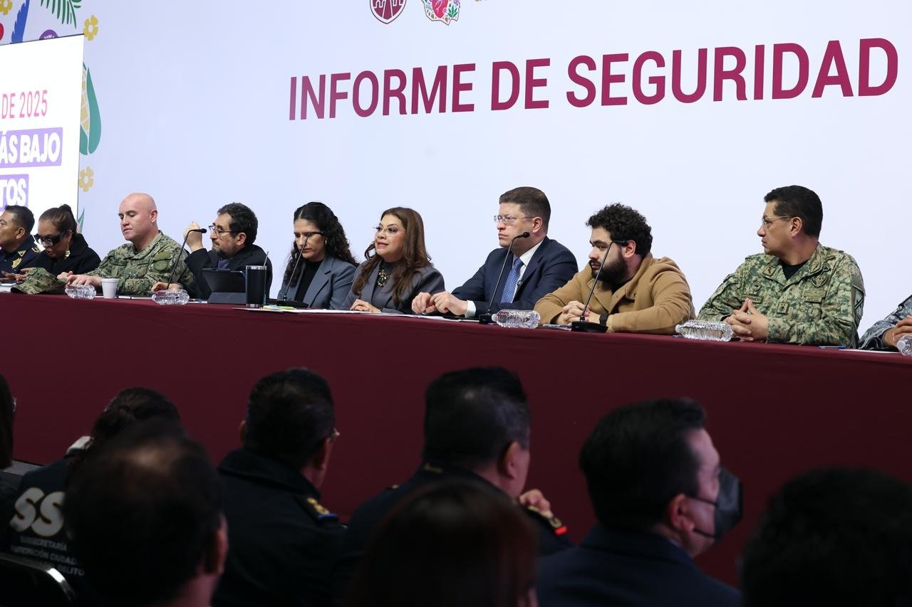 Informa Brugada reducción de 58 por ciento en los delitos de alto impacto