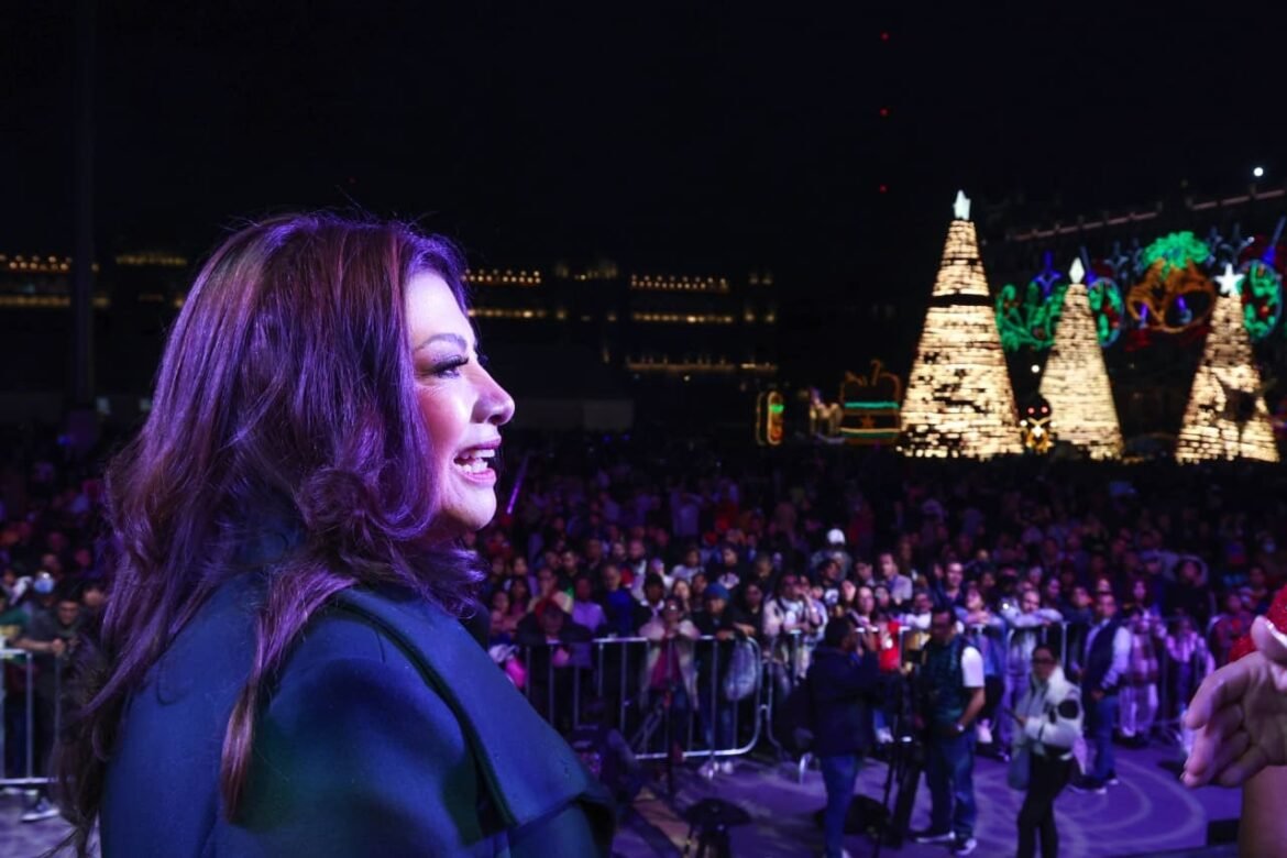 Inaugura Clara Brugada Festival “Luces de Invierno 2025-2026”