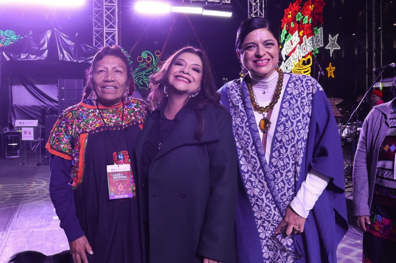 Inaugura Clara Brugada Festival “Luces de Invierno 2025-2026”