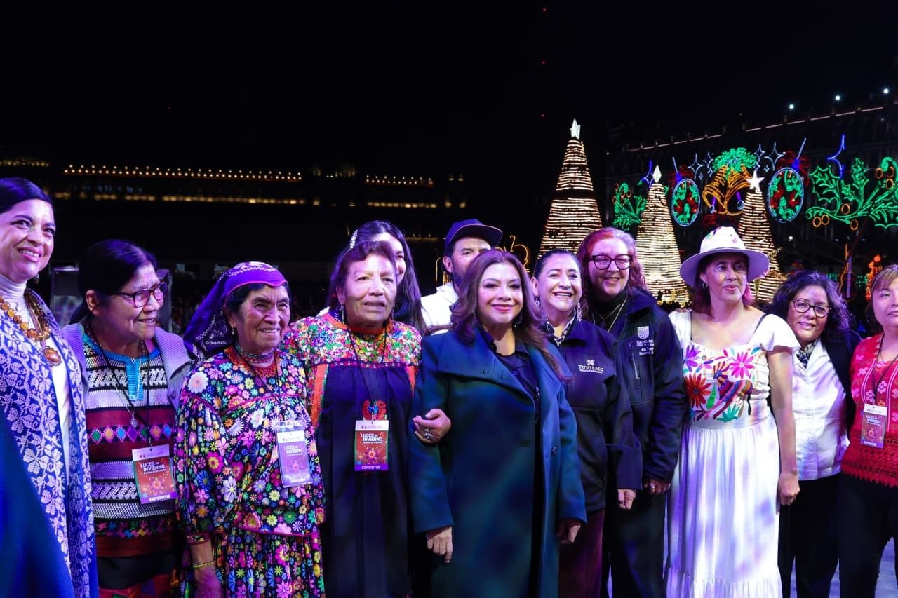 Inaugura Clara Brugada Festival “Luces de Invierno 2025-2026”