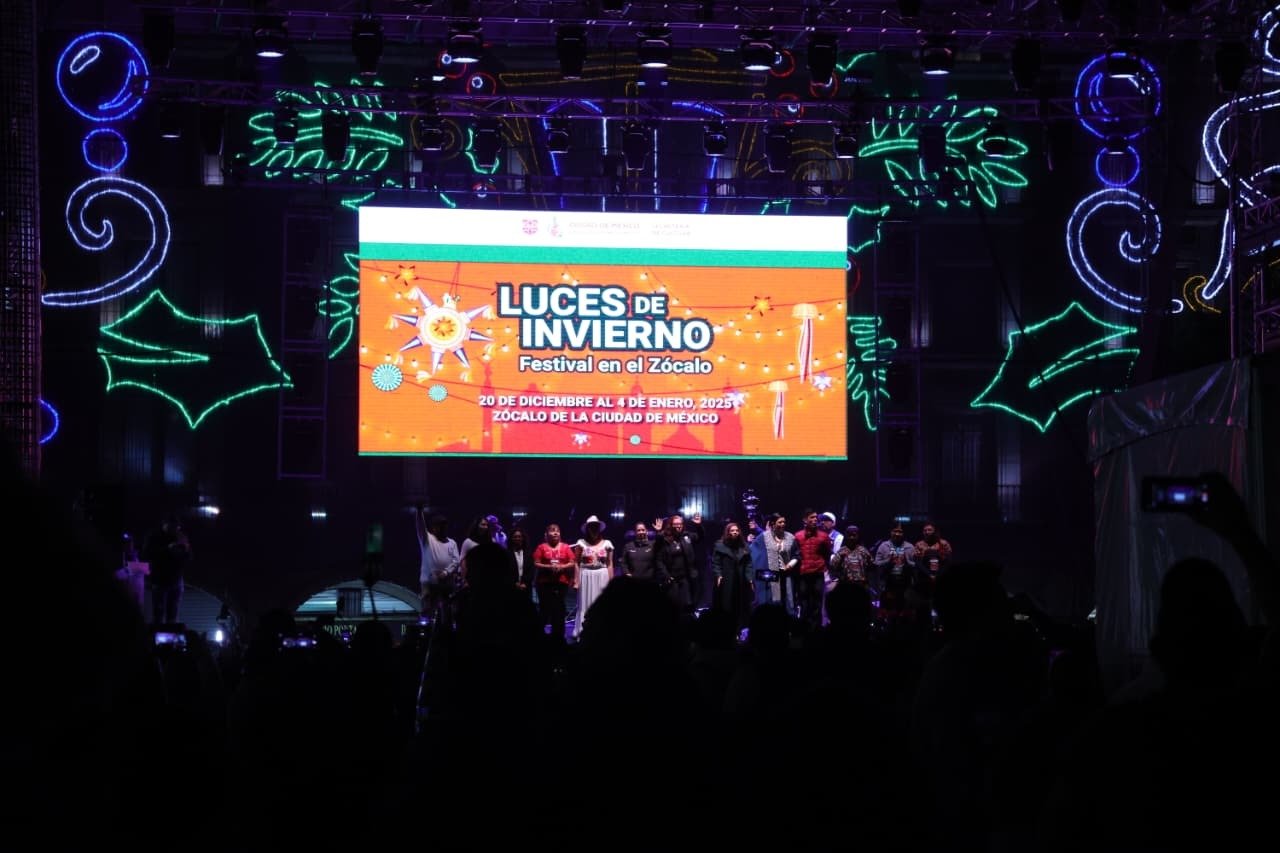 Inaugura Clara Brugada Festival “Luces de Invierno 2025-2026”