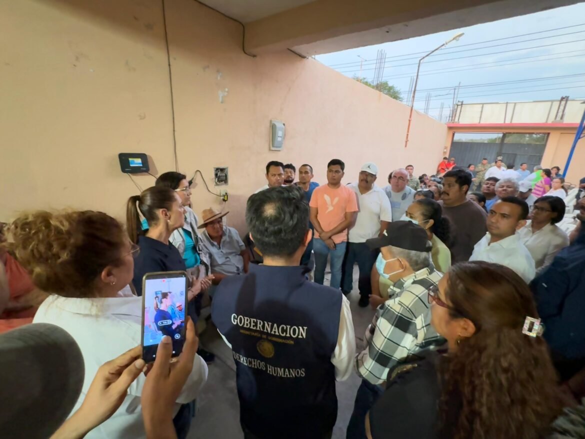 Se reúne presidenta Sheinbaum con víctimas de accidente del Tren Interoceánico