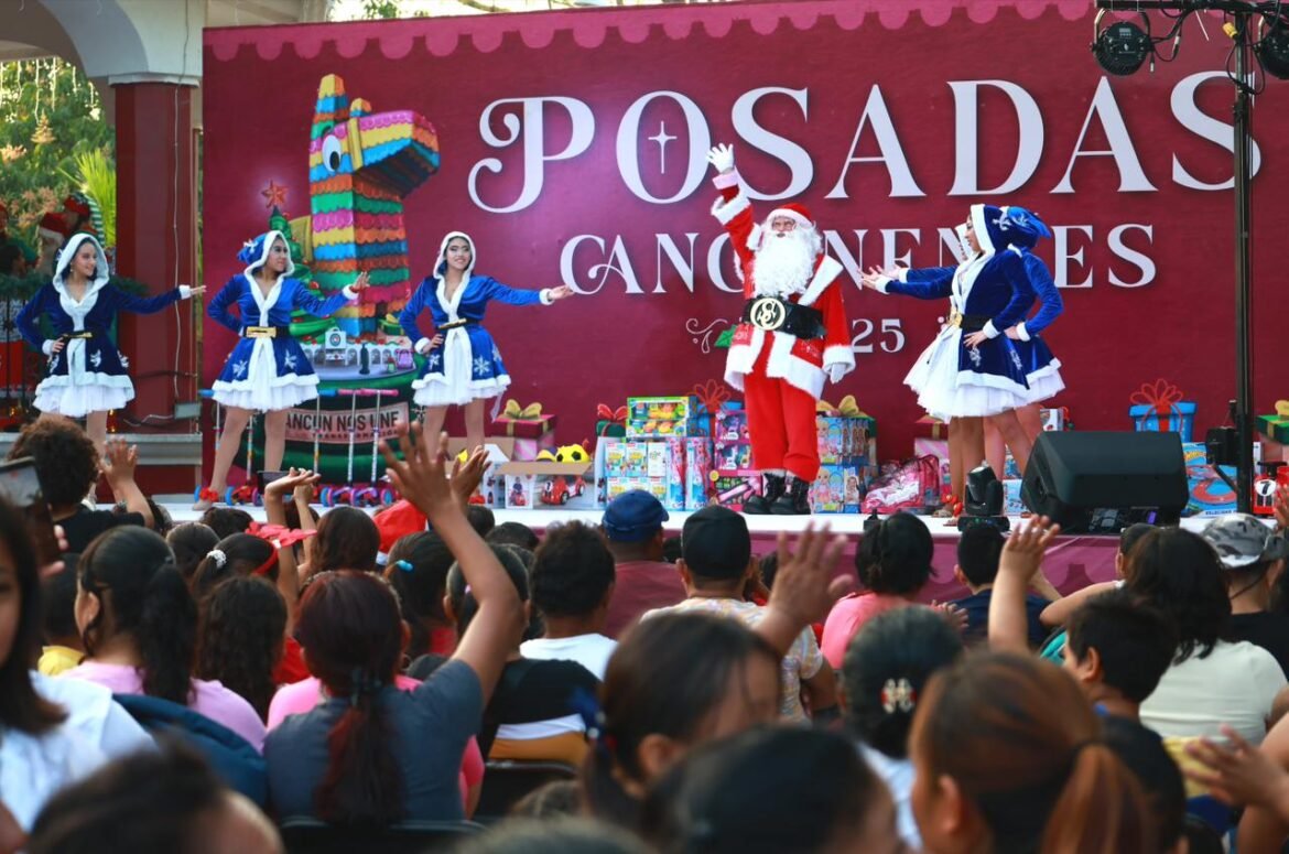 Inician posadas cancunenses en Bonfil