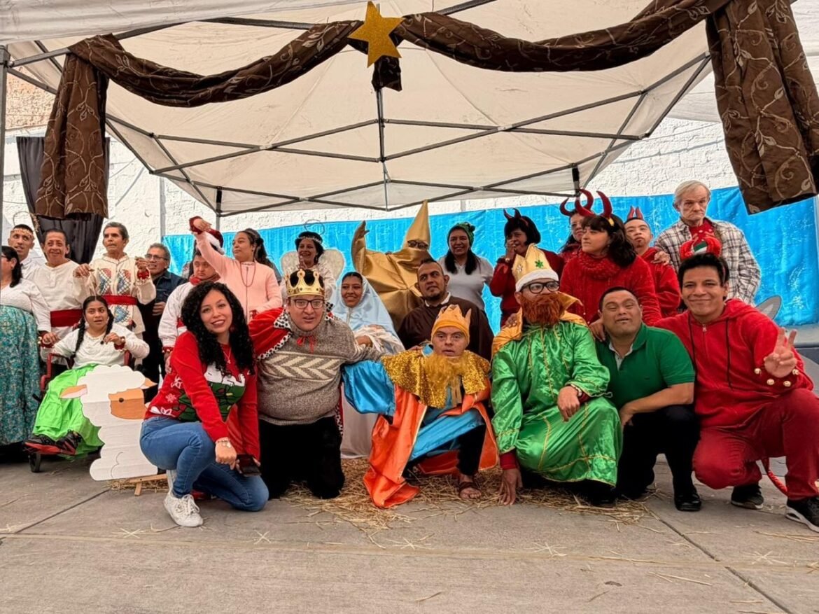 Gobierno de Ale Rojo de la Vega celebra posada en Centro de Rehabilitación Mina