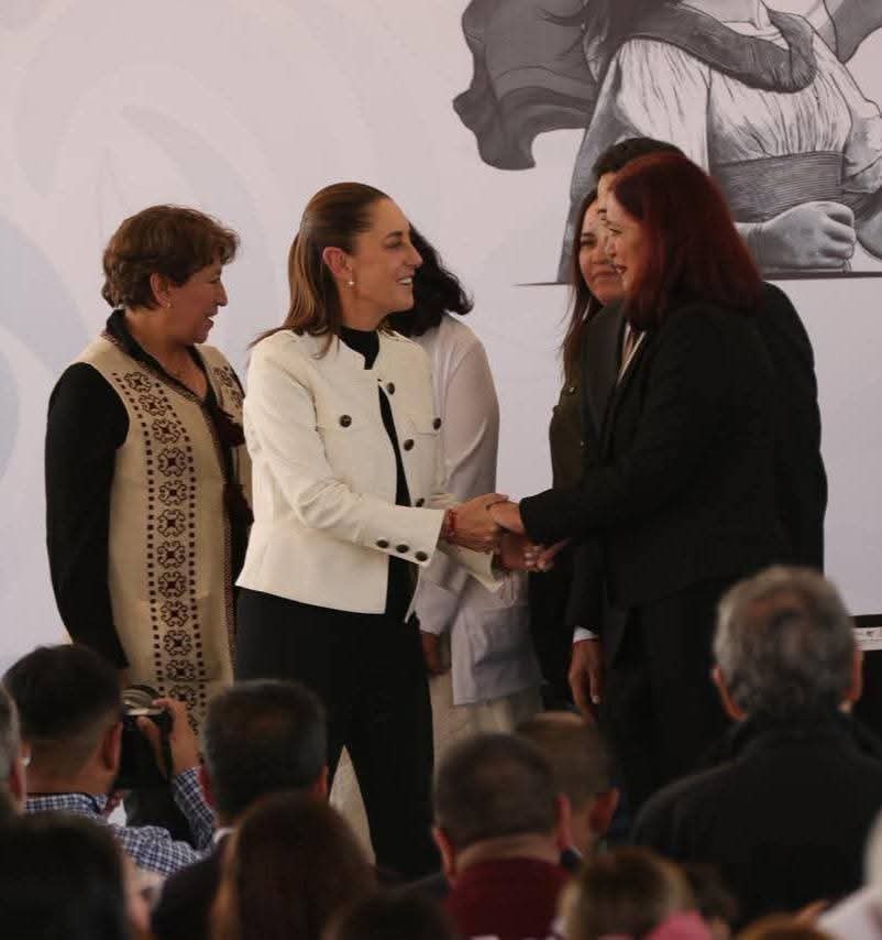 Claudia Sheinbaum niega conocer o hacer favores personales a la senadora Mariela Gutiérrez. "En Tecámac la que manda es la gente"