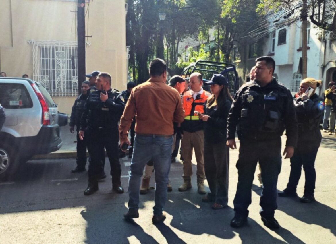 Alcaldía Cuauhtémoc desplegó dispositivo de seguridad tras reporte de disparos de arma de fuego en la colonia Cuauhtémoc