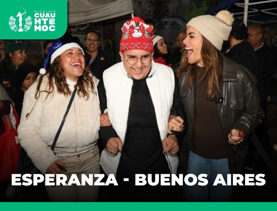 Vecinas y vecinos celebraron con Ale Rojo de la Vega en ocho posadas de "Navidad en tus manos"