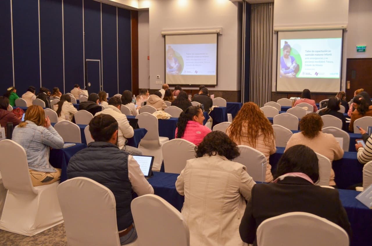 Con capacitación a personal de salud, gobierno del Estado de México mejora la nutrición materno-infantil