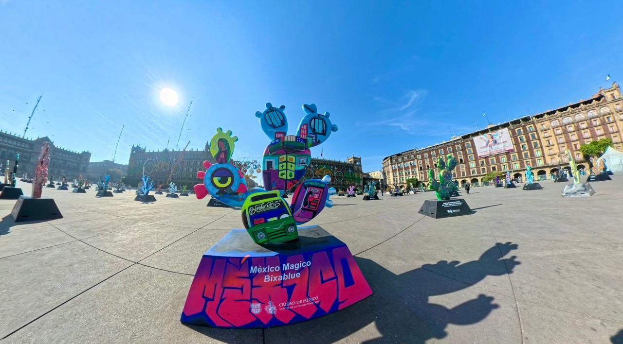 Inaugura Clara Brugada exposición de 200 Obras Artísticas en Homenaje al Nopal