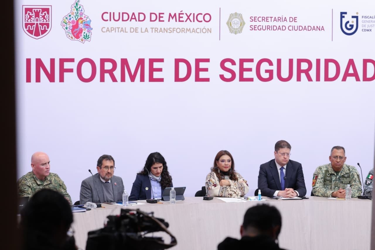 2025, el año con menos delitos de alto impacto en CDMX