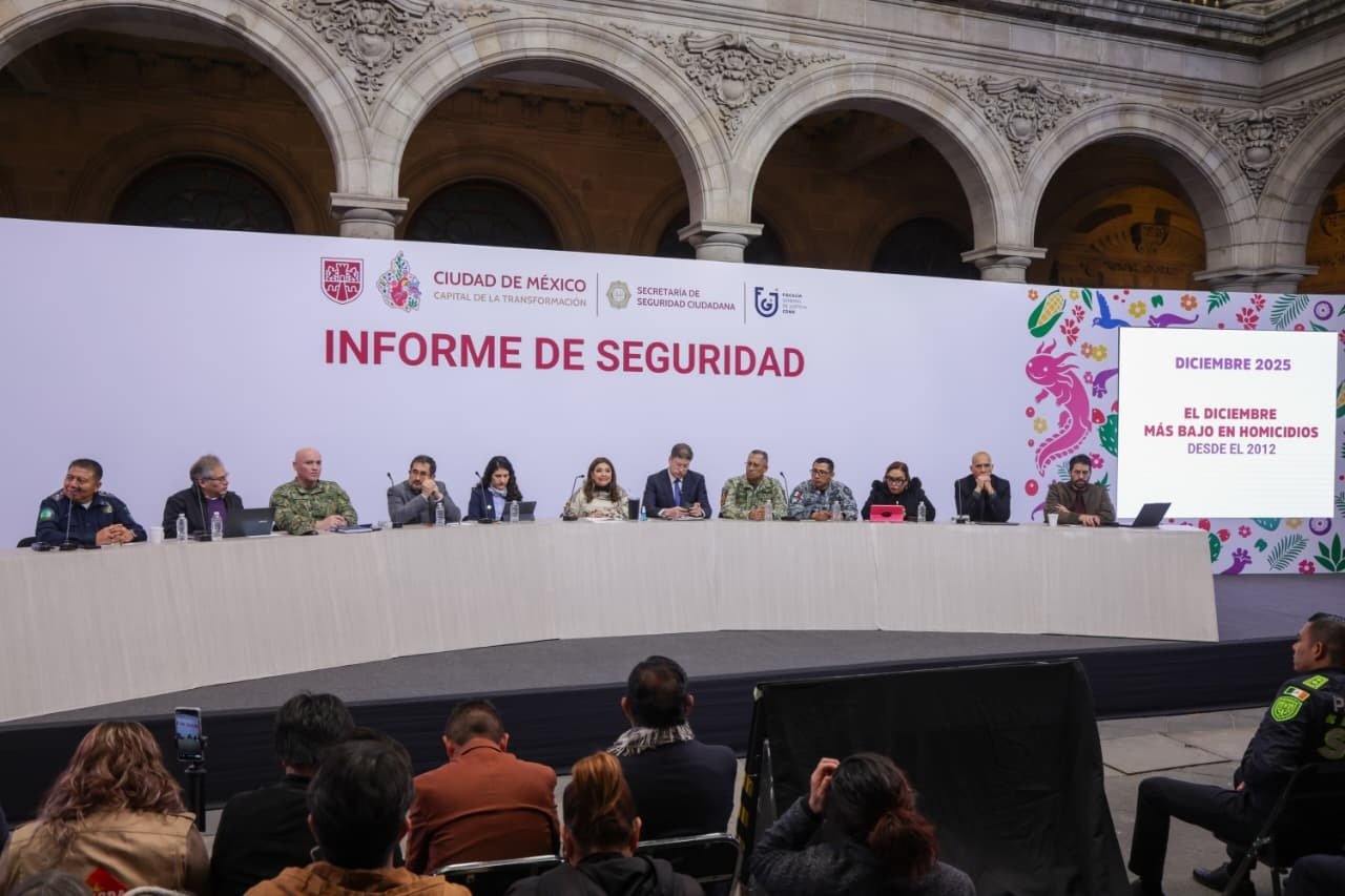 2025, el año con menos delitos de alto impacto en CDMX