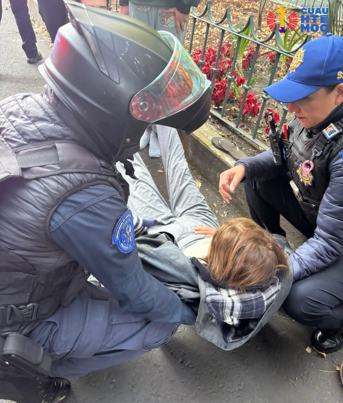 Protección Civil de la alcaldía Cuauhtémoc atendió a dos personas tras sismo