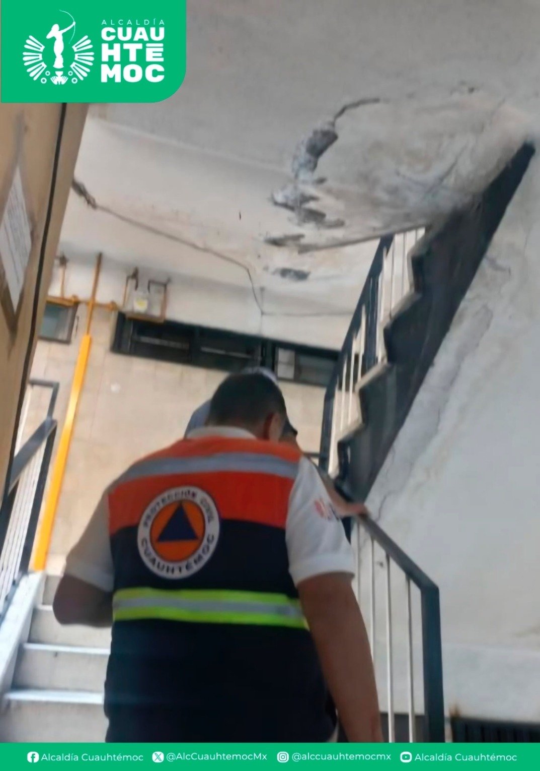 Alcaldía Cuauhtémoc realiza 85 revisiones a inmuebles tras sismo registrado el 02 de enero