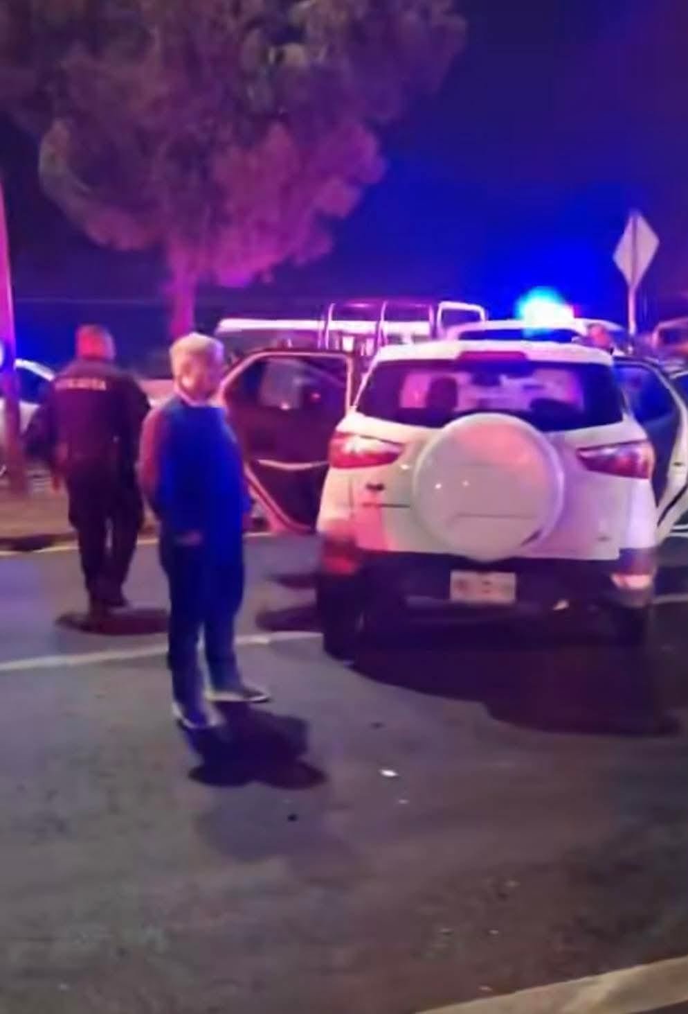 Choque entre patrulla y camioneta deja siete lesionados en la México–Texcoco