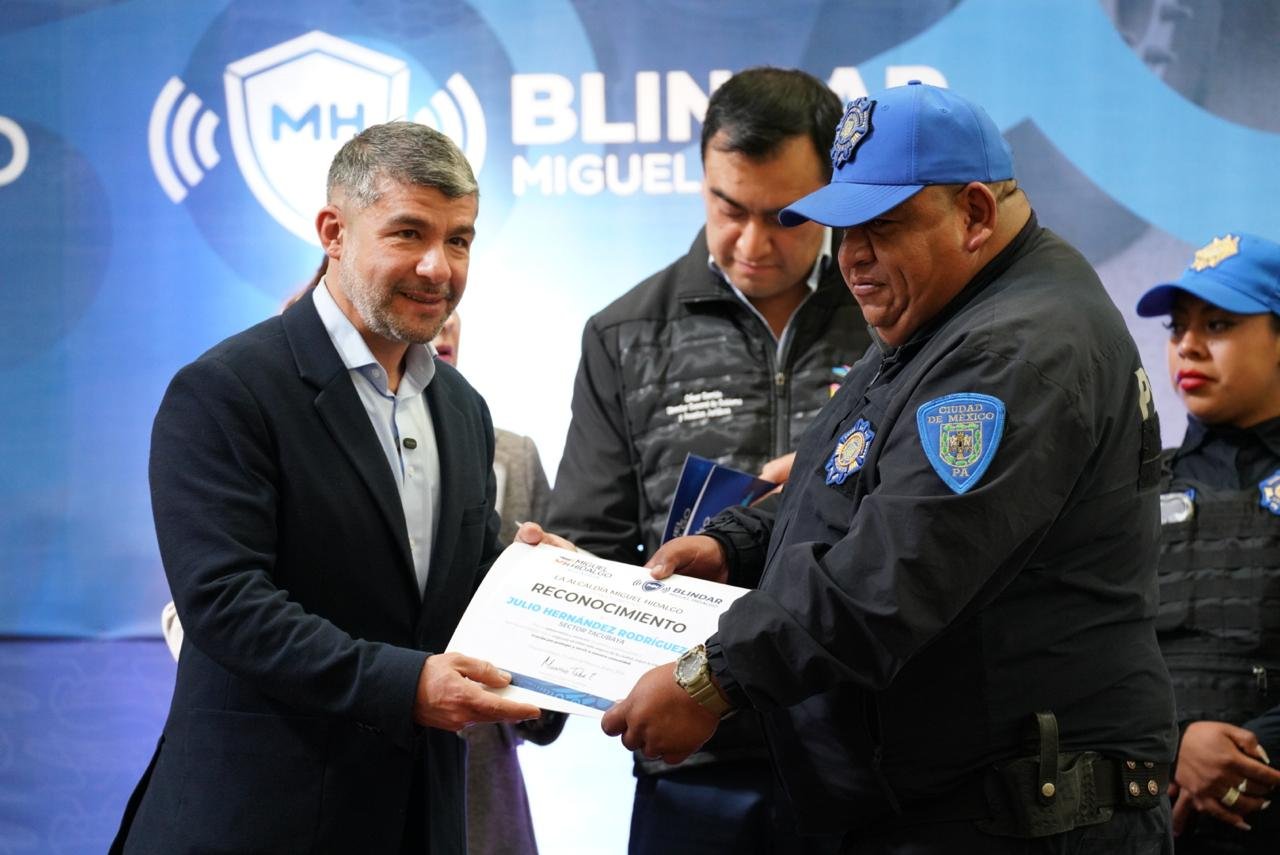 Tabe reconoce a policías de MH por ser la segunda alcaldía más segura de la CDMX