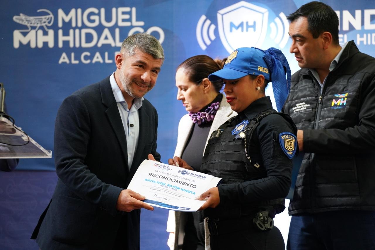 Tabe reconoce a policías de MH por ser la segunda alcaldía más segura de la CDMX
