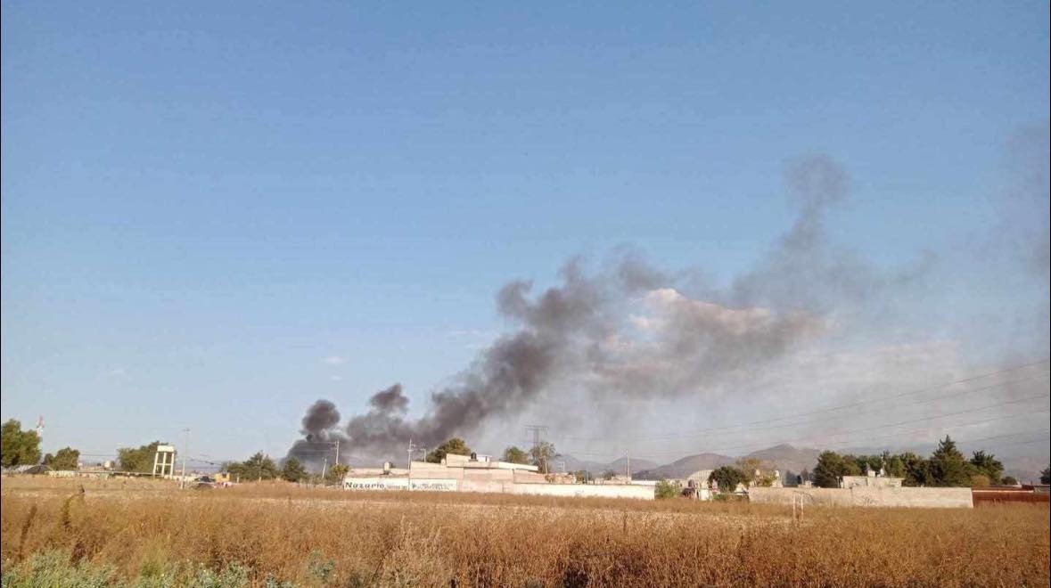Atienden autoridades explosión en polvorín de Texcoco, al menos un lesionado