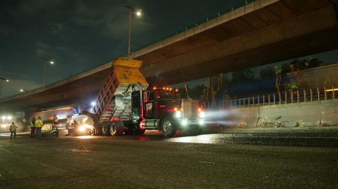 Gobierno de Delfina Gómez garantiza avance acelerado en la reconstrucción del Periférico Norte
