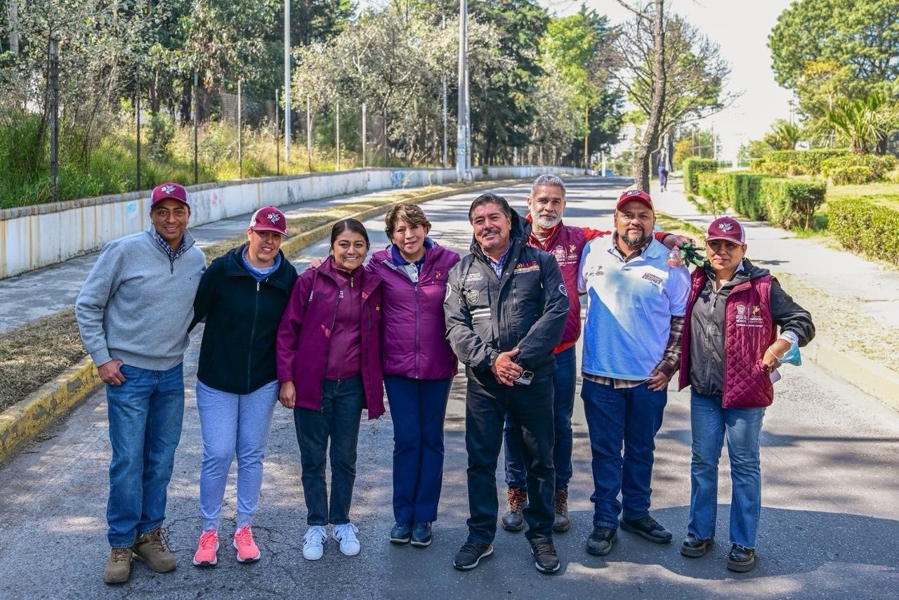 Gobernadora Delfina Gómez supervisa jornada de “Limpiemos Nuestro Estado de México"