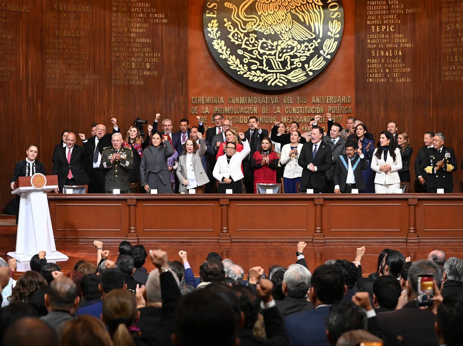 Mensaje de la presidenta Sheinbaum por el 109 Aniversario de la Constitución de 1917