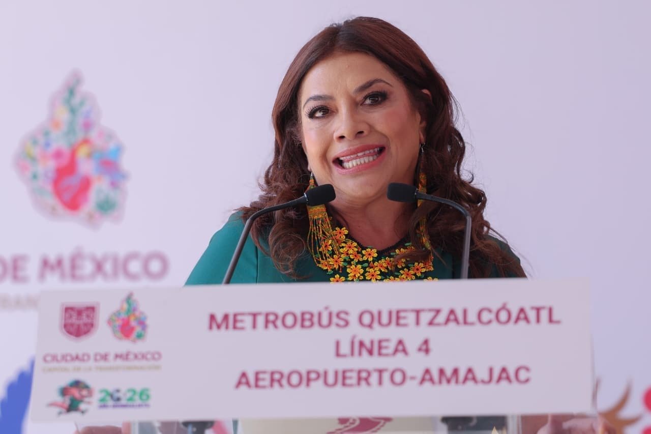 Pone en marcha Clara Brugada nueva ruta Quetzalcóatl del Metrobús