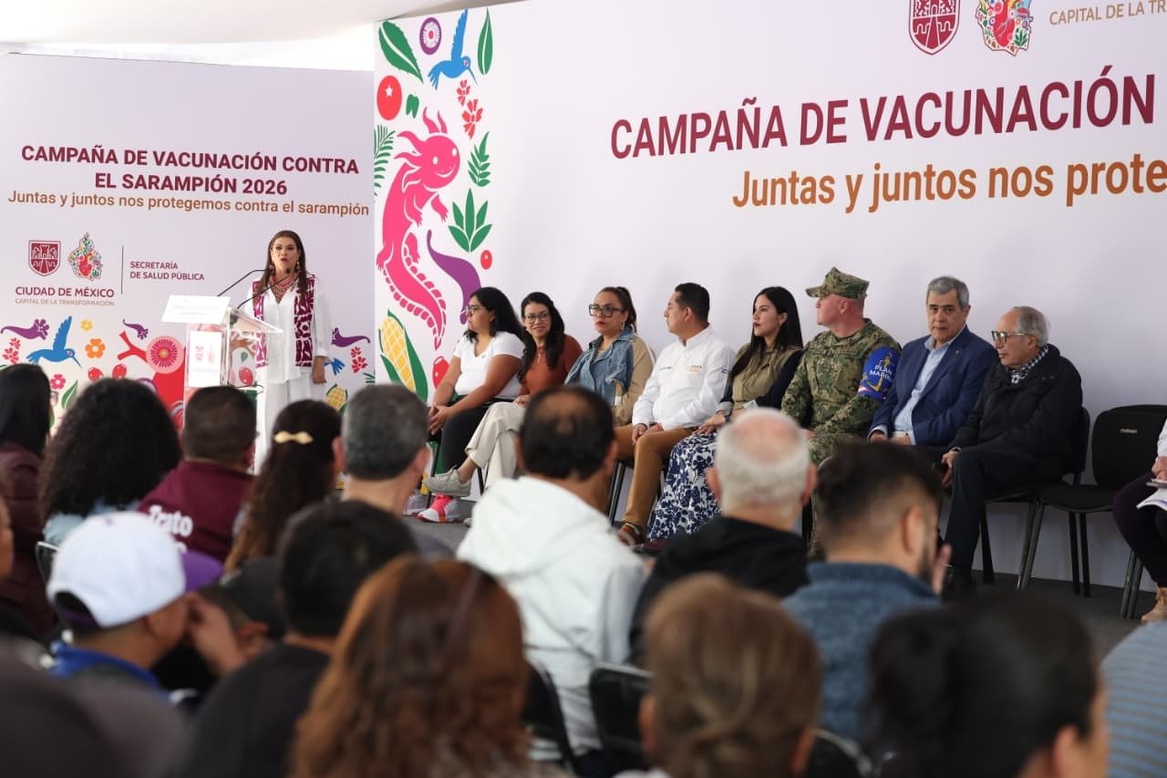 Pone en marcha Clara Brugada operativo sin precedentes contra el sarampión en la CDMX