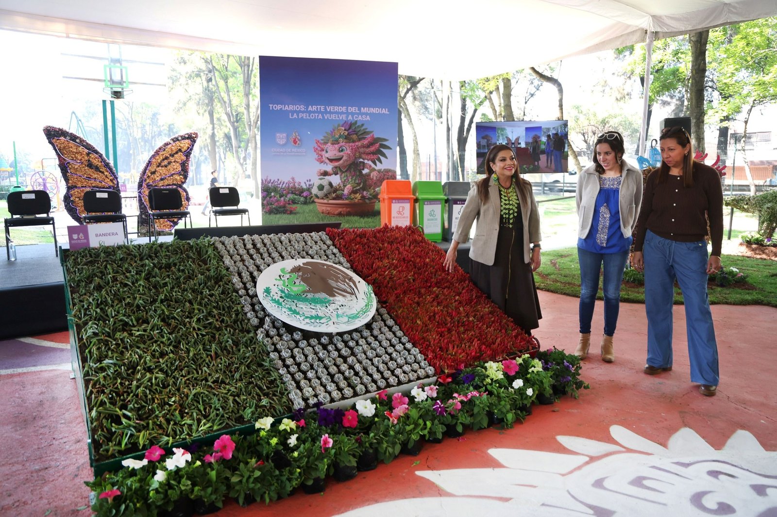 Con topiarios en 90 avenidas, la ciudad se vestirá de color y brillo rumbo al Mundial